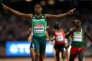 Caster runs fastest time this year