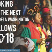The 2018 Mandela Washington Fellowship for Young African Leaders application is now open