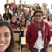 Mall enjoys visit to the journalism department at the University of Valladolid