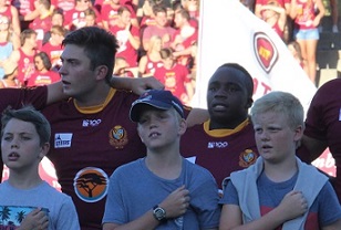 Fans and players enjoy FNB Maties’ first home game