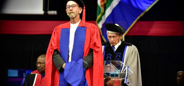 Honorary doctorate for Dave Pepler, illustrious ecologist, naturalist