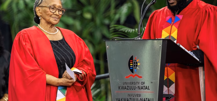 Graduate earns PhD at 82 and champions family-centred postnatal care