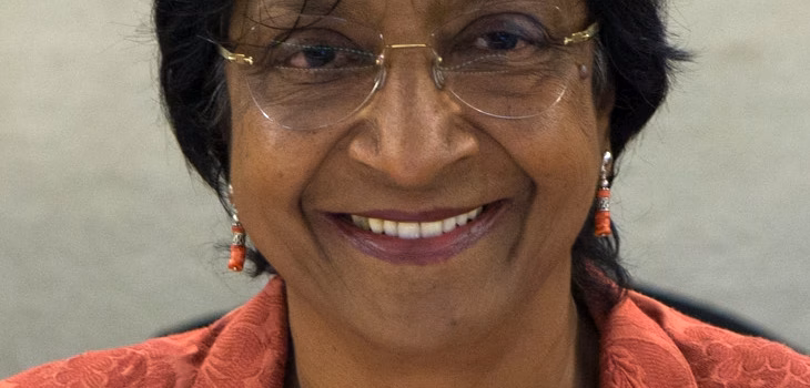 UKZN alumna Dr Navi Pillay wins Nobel peace prize